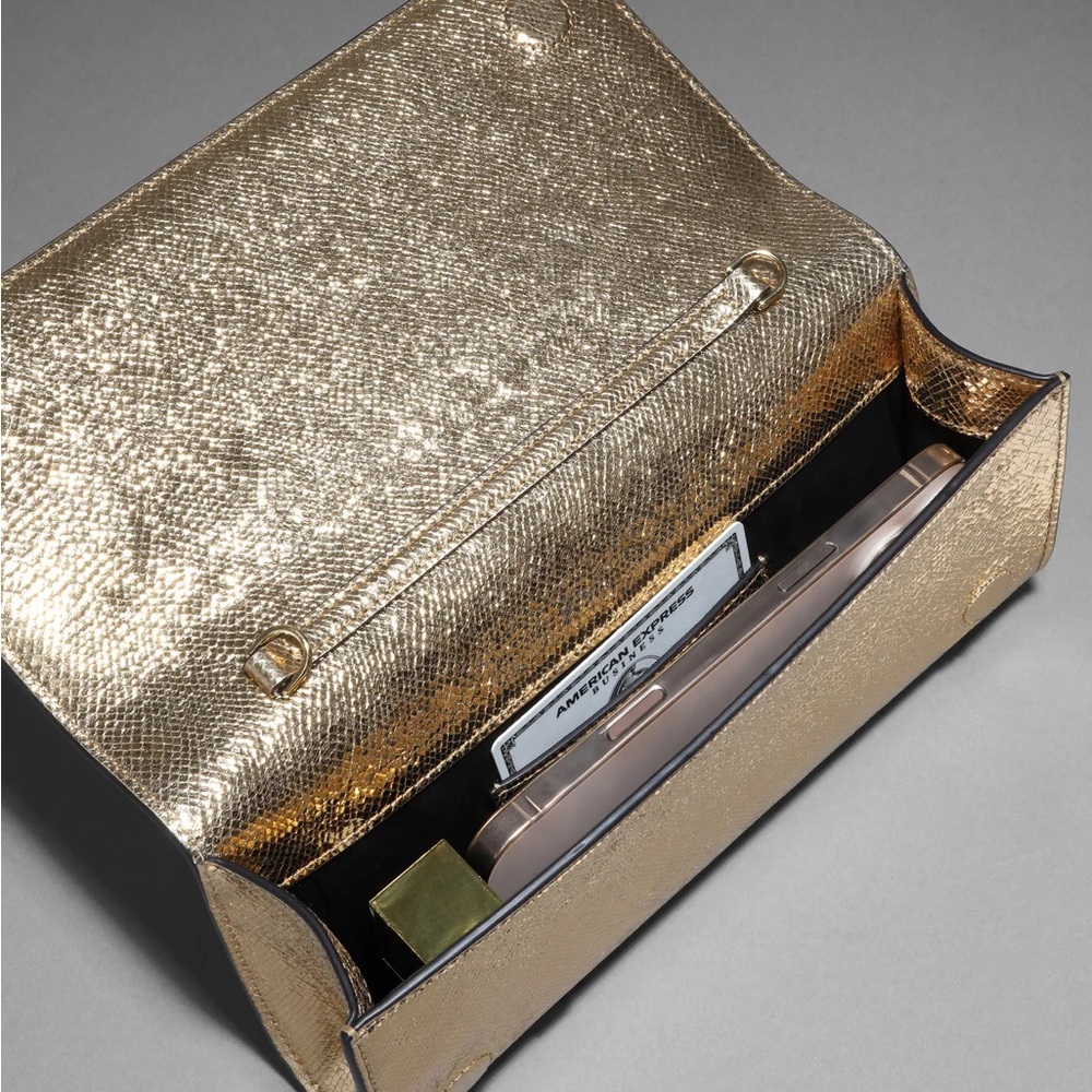 Alexis Bittar Crystal Curve Clutch (gold) - Picture 4 of 7